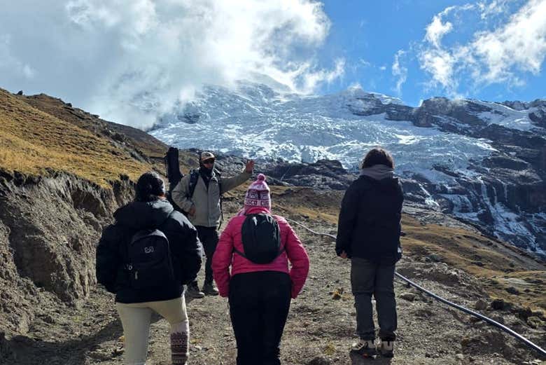 Durante a caminhada por Ausangate