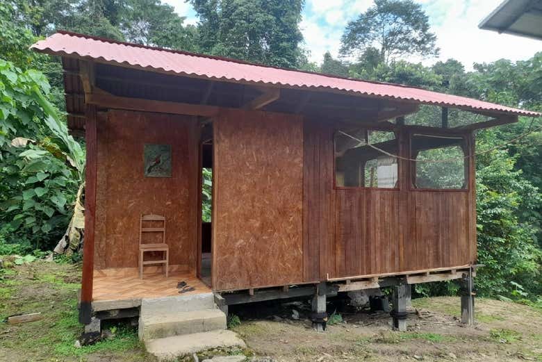 Vous logerez dans une cabane