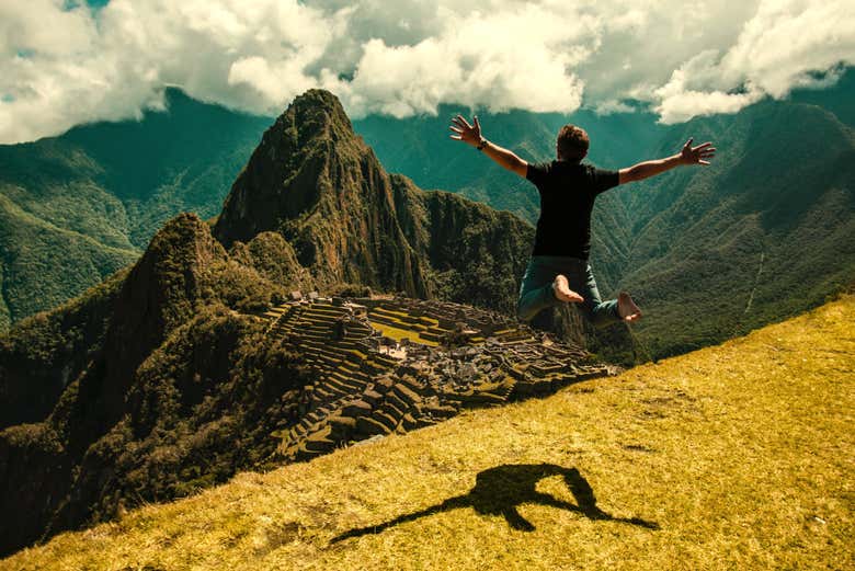Contemplando los paisajes de Machu Picchu