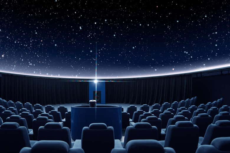 The seating area