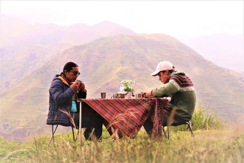 Café da manhã com vistas privilegiadas