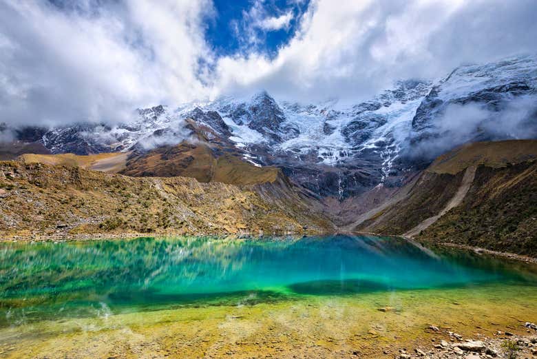 Você sabia que a lagoa é formada pelo degelo das montanhas?