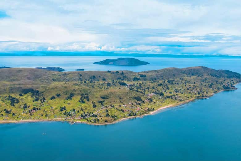 Sail to the famous floating islands of Uros