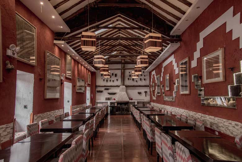 Interior do restaurante Tunupa