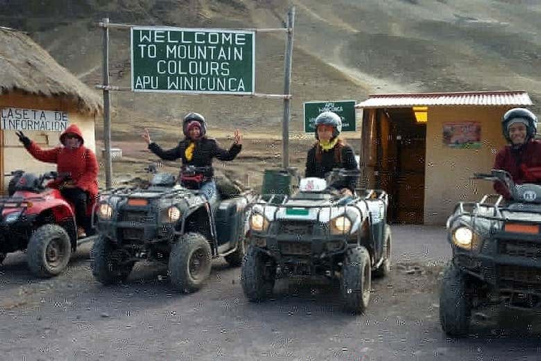 Llegada a la Montaña Arcoíris