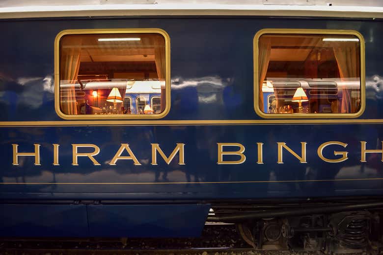 Extérieur du train à bord duquel vous voyagerez