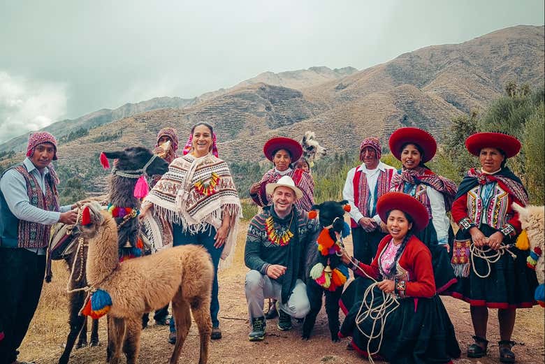 Foto de grupo para recordação