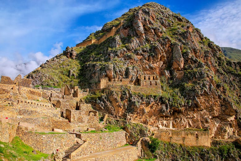 Inca ruins at Ollantaytambo