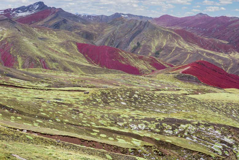 Paisajes de las montañas de Palcoyo