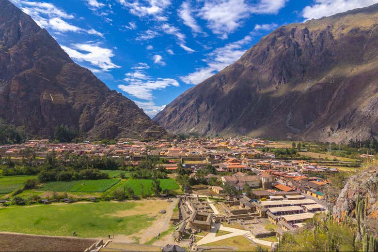 Panorâmica de Ollantaytambo