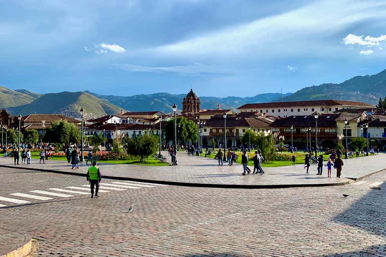 Paseando por Cusco durante el tour gastronómico