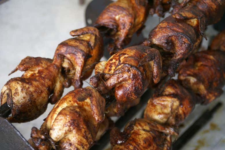 Pollo a la brasa