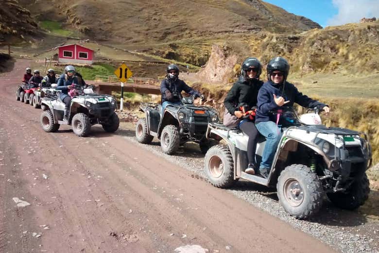 Exploring the surroundings of Rainbow Mountain