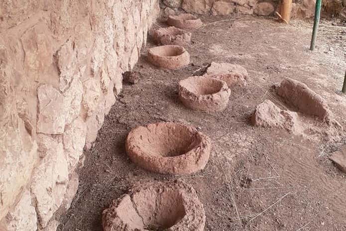 Restos arqueológicos en Maukallaqta