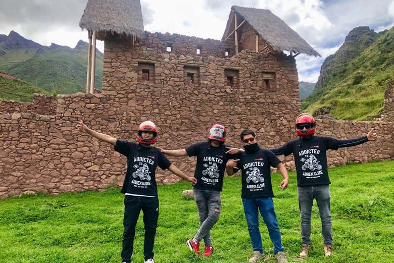 See ruins in the Sacred Valley of the Incas