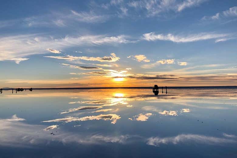 Enjoy breathtaking views in the world's largest salt flat