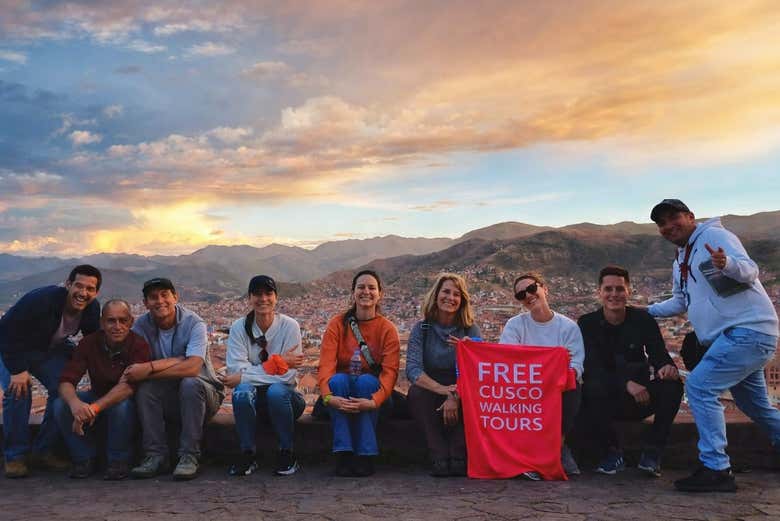 No mirante de San Cristóbal