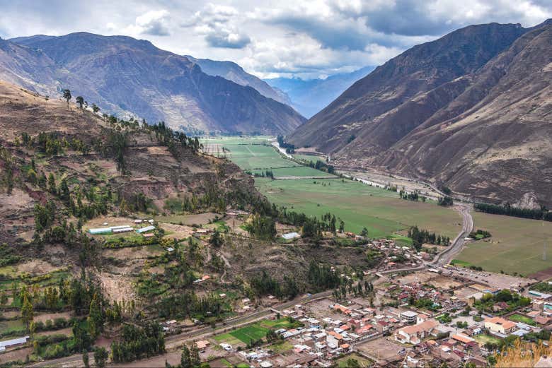 A vista do mirante de Taray