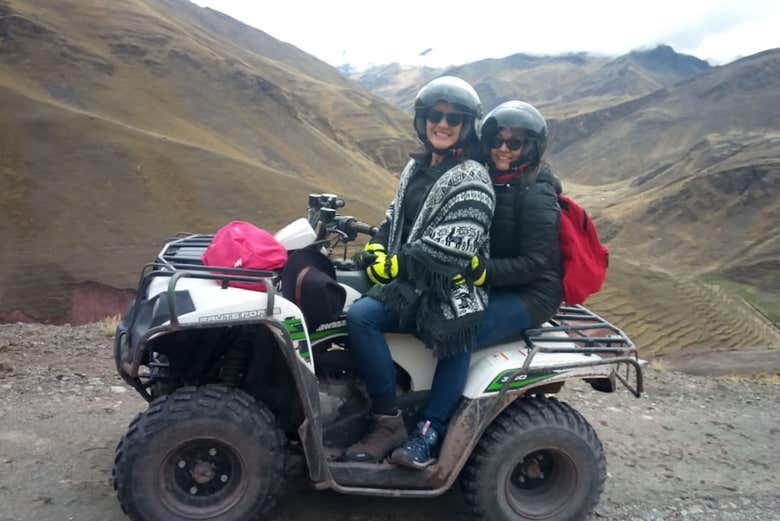 Having fun on the quad tour