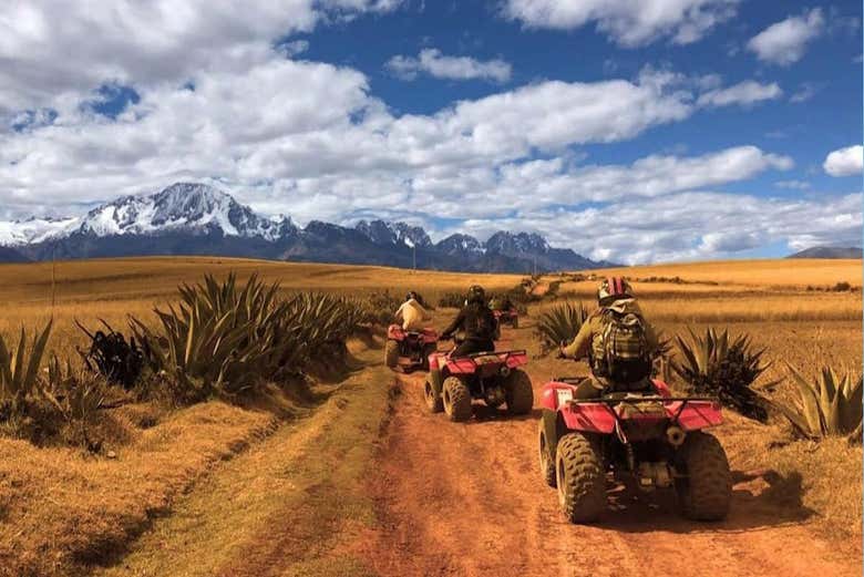 Caminos pedregosos en quad