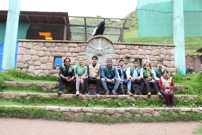 El equipo dedicado a la conservación de la fauna