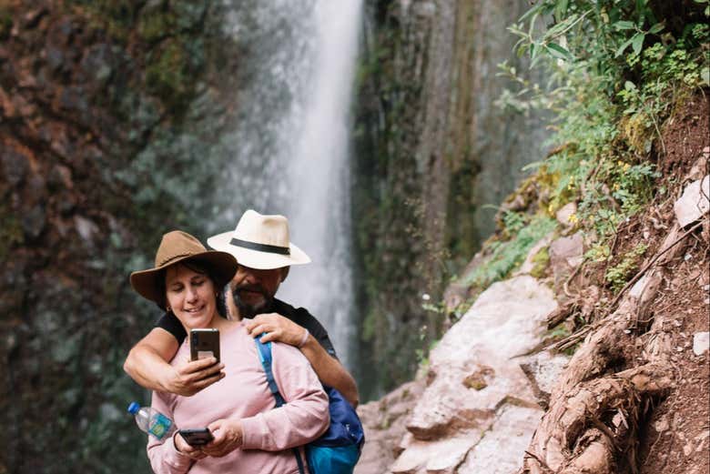 Disfrutando del trekking