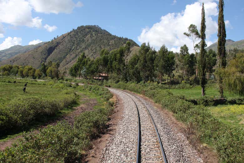 Paysage sur le chemin du Machu Picchu