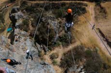 Skybike, escalada y rápel en Cachimayo