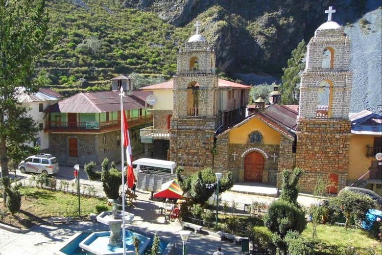 La iglesia principal de Huancaya