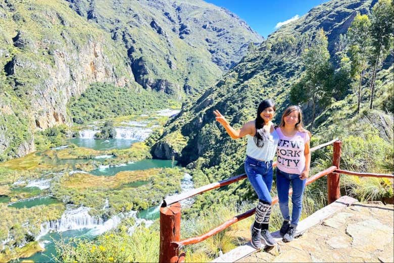 Disfrutando la excursión a Nor Yauyos-Cochas