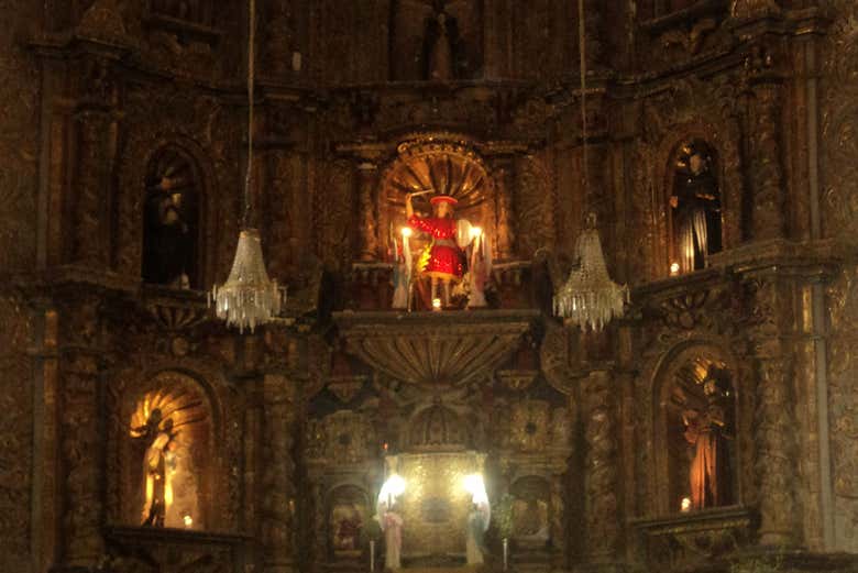 Interior of the church of San Miguel Arcangel