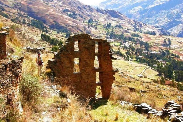 Muro de pedra em Garu