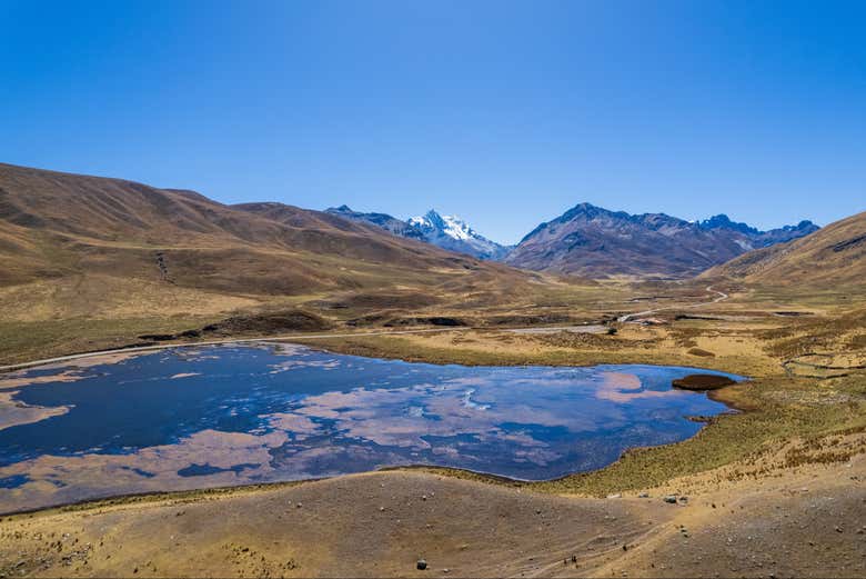Walk past the Patococha Lagoon
