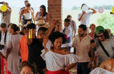 Fiesta de la vendimia en la hacienda La Caravedo