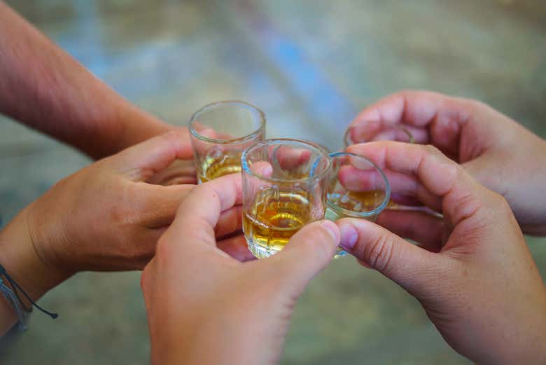 Un brindis con pisco