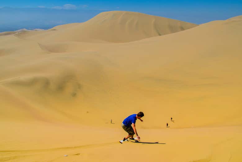 Clase de sandboarding