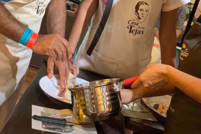 Elaboración de las tejas