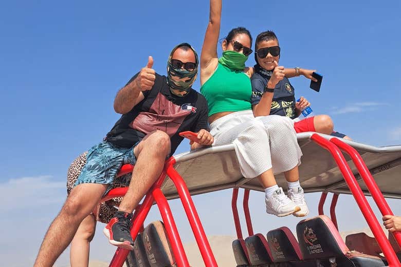 Durante il tour in buggy