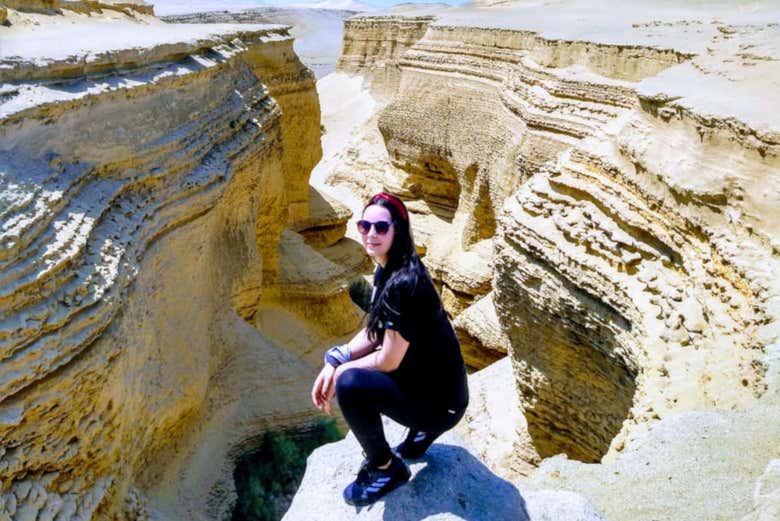 Posez devant le Canyon 