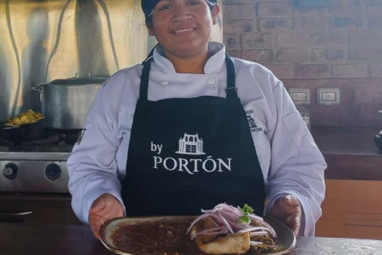 Peruvian cooking demonstration