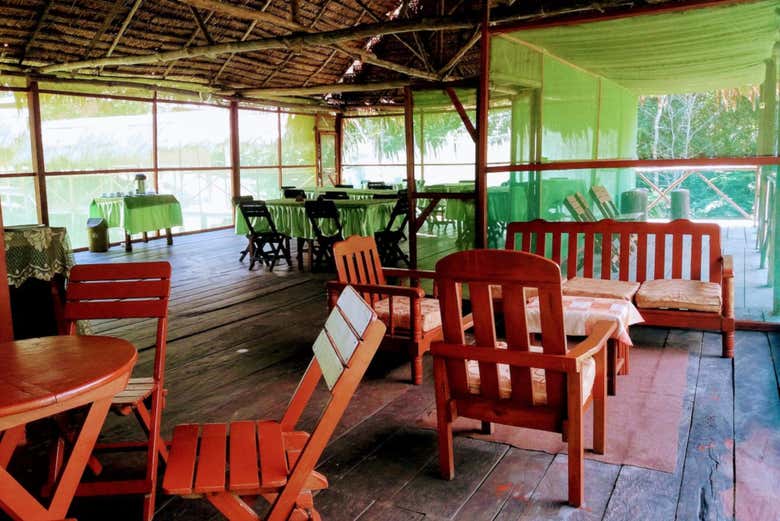 Common area at the accommodation