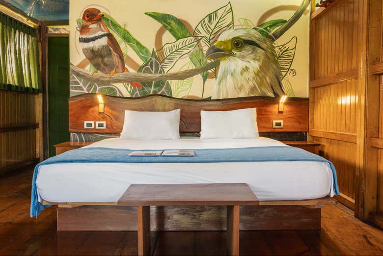 Chambre dans la cabane