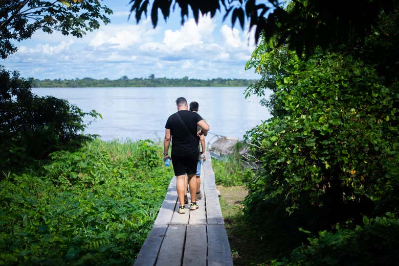 Entraremos na natureza amazônica