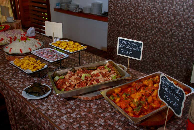 Buffet del resort
