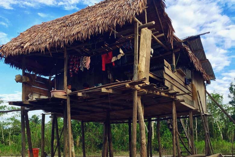 Detalles de una de las casas de Belén