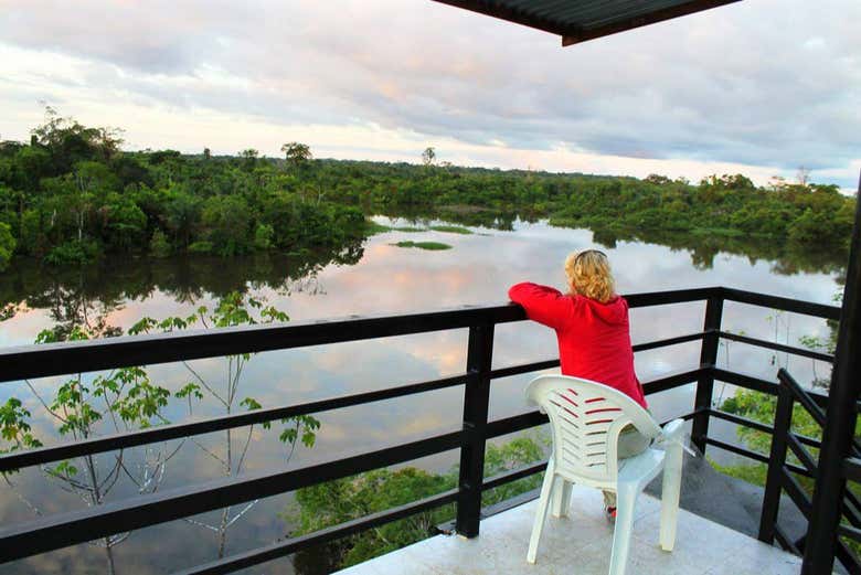 Contemplando los paisajes amazónicos