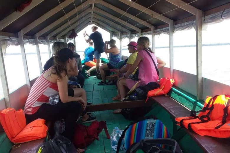 Boat trip on the Amazon River