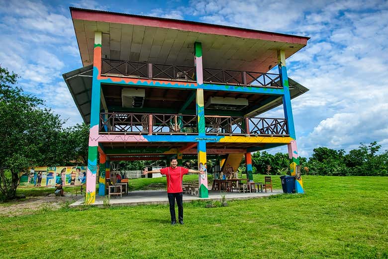 La visita al mirador 