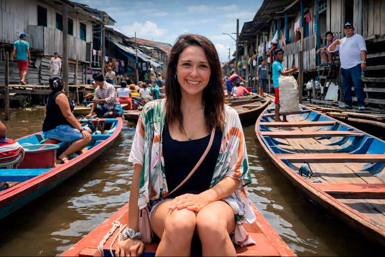 Sail toward the floating city