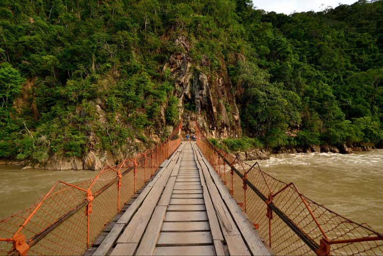 Crossing the Kimiri Bridge